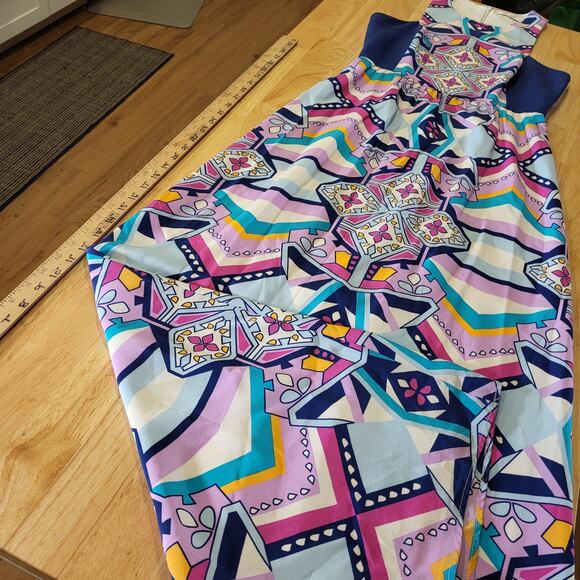 Annie Griffin Max Geometric Print Colorful Purple Pink Size 2 - Picture 4 of 16